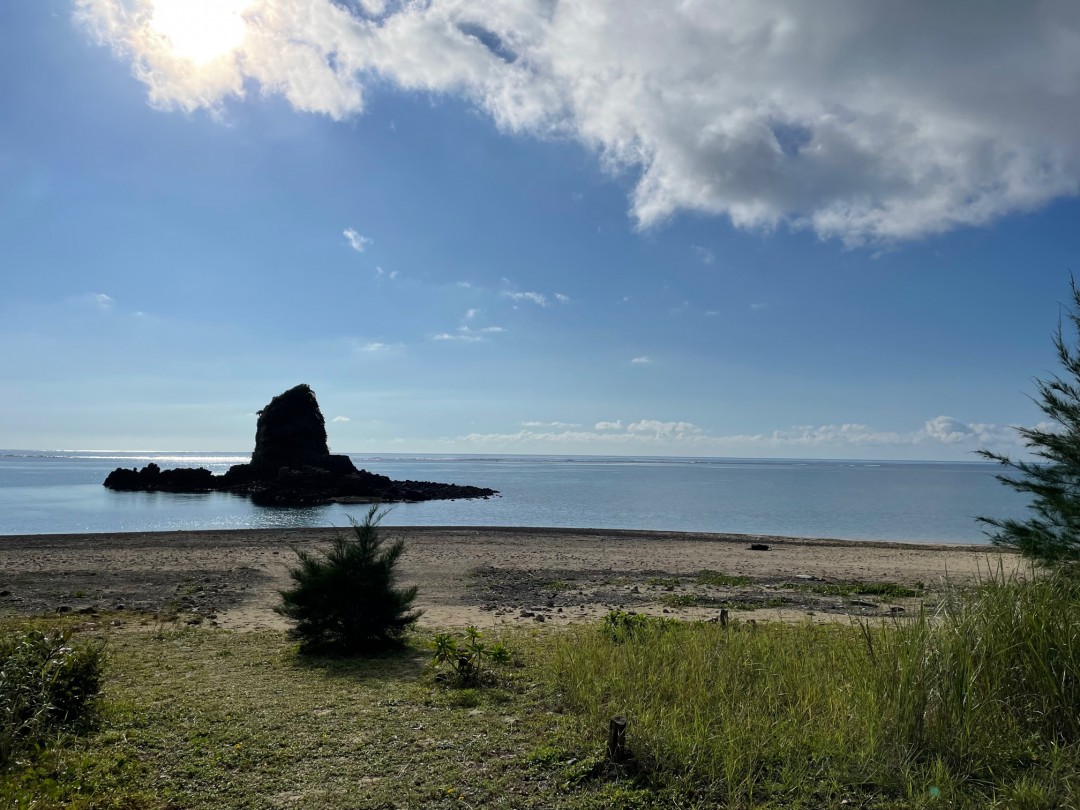 今日の嘉陽海岸