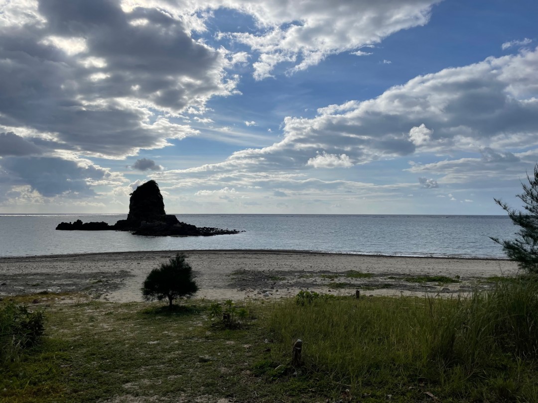 今日の嘉陽海岸