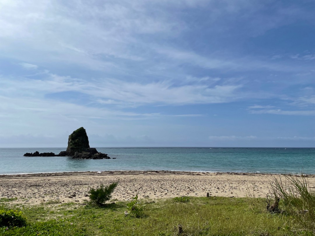 今日の嘉陽海岸