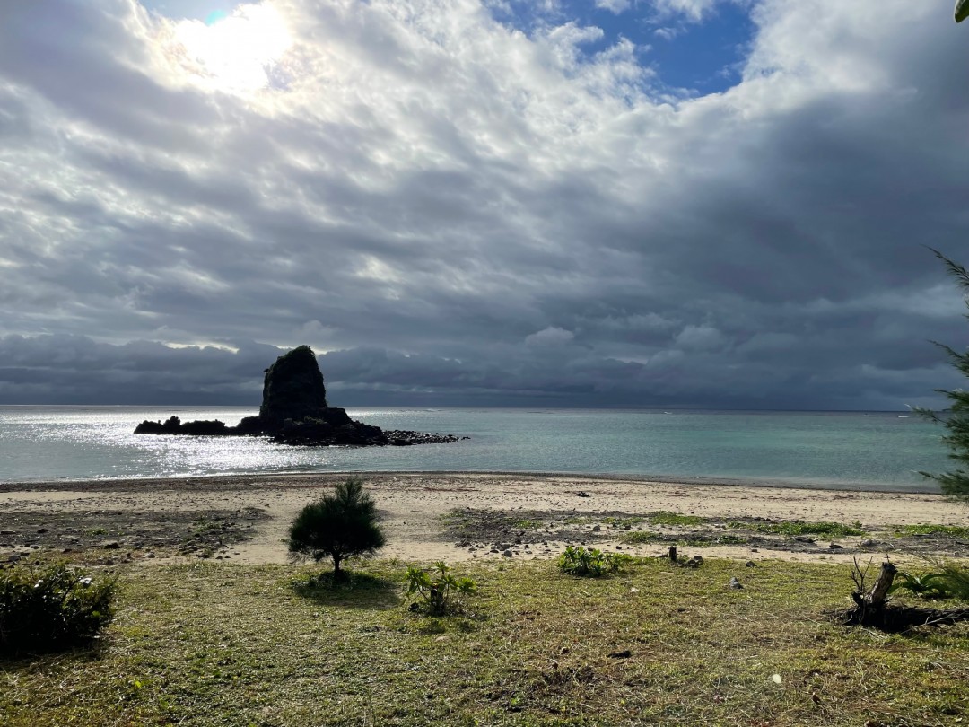 今日の嘉陽海岸