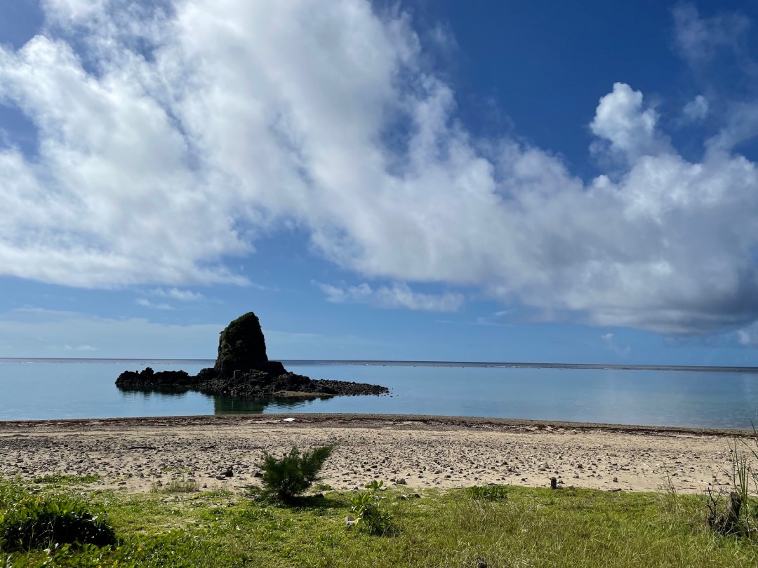 今日の嘉陽海岸