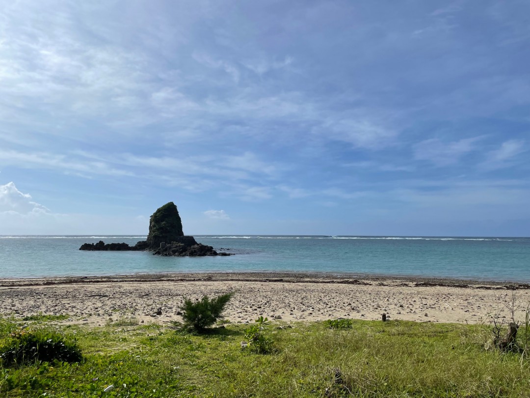 今日の嘉陽海岸