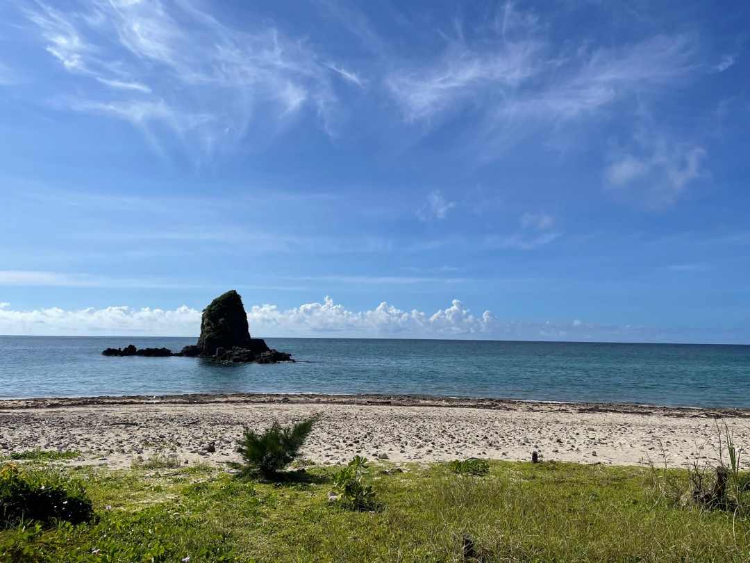 今日の嘉陽海岸