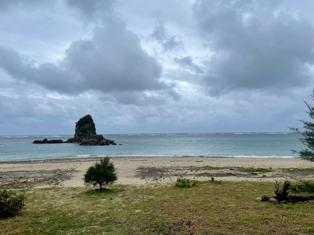 今日の嘉陽海岸