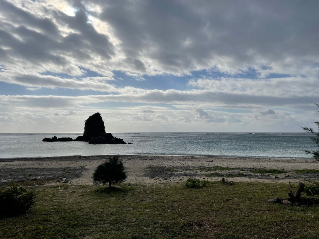 今日の嘉陽海岸