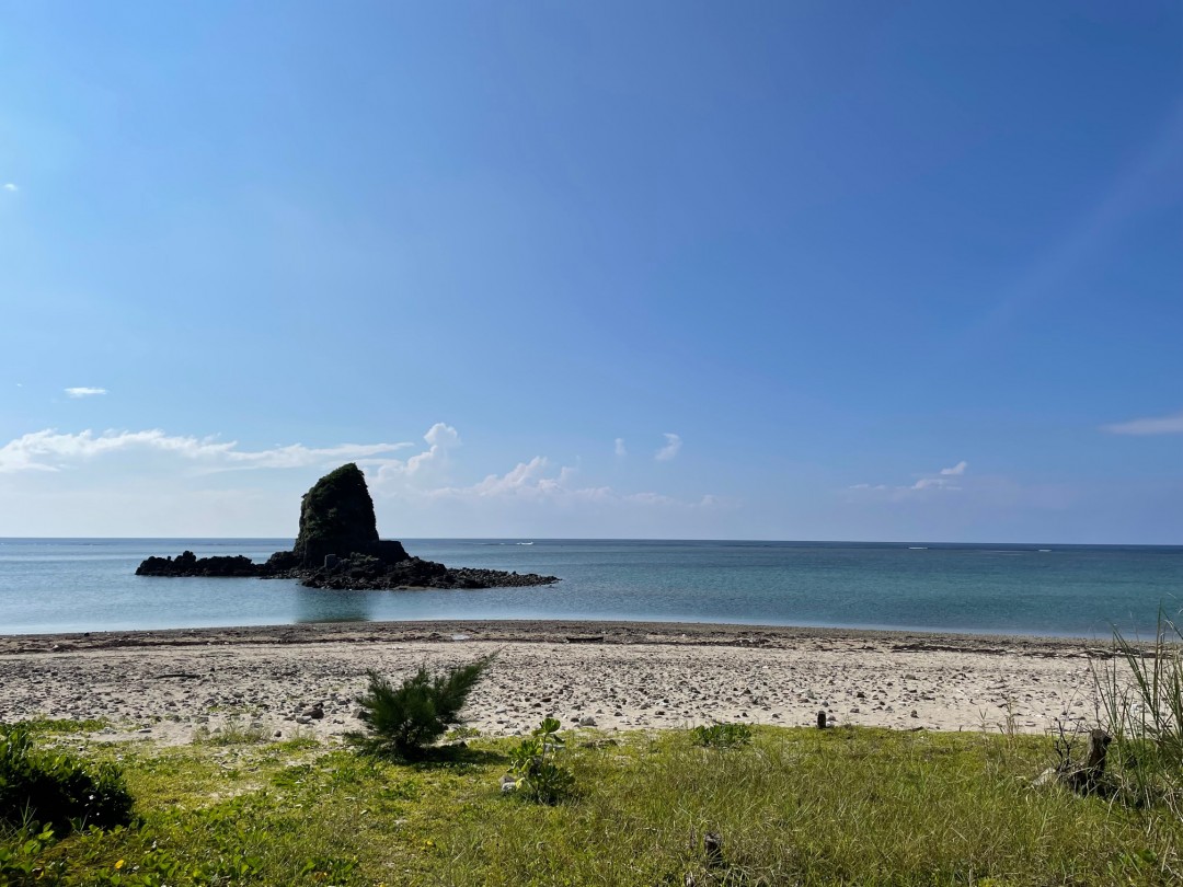 今日の嘉陽海岸