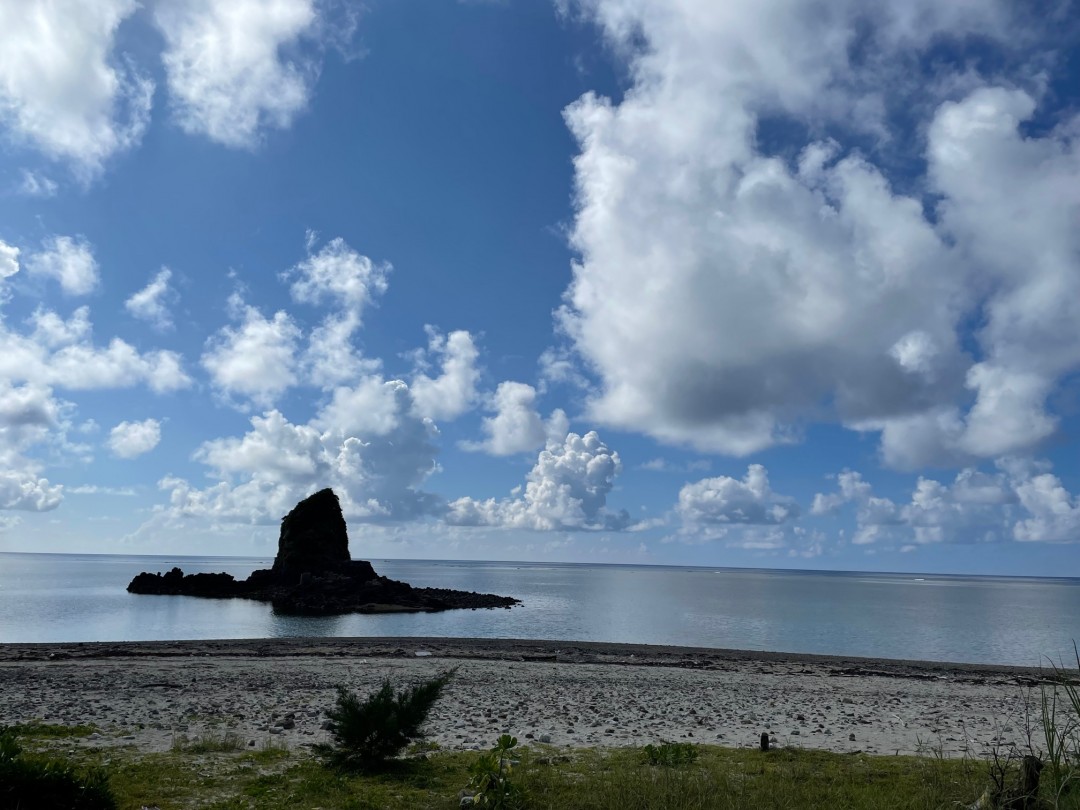 今日の嘉陽海岸