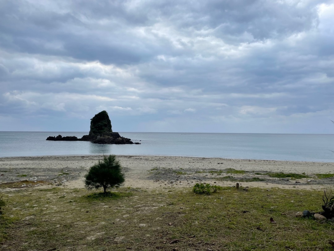 今日の嘉陽海岸