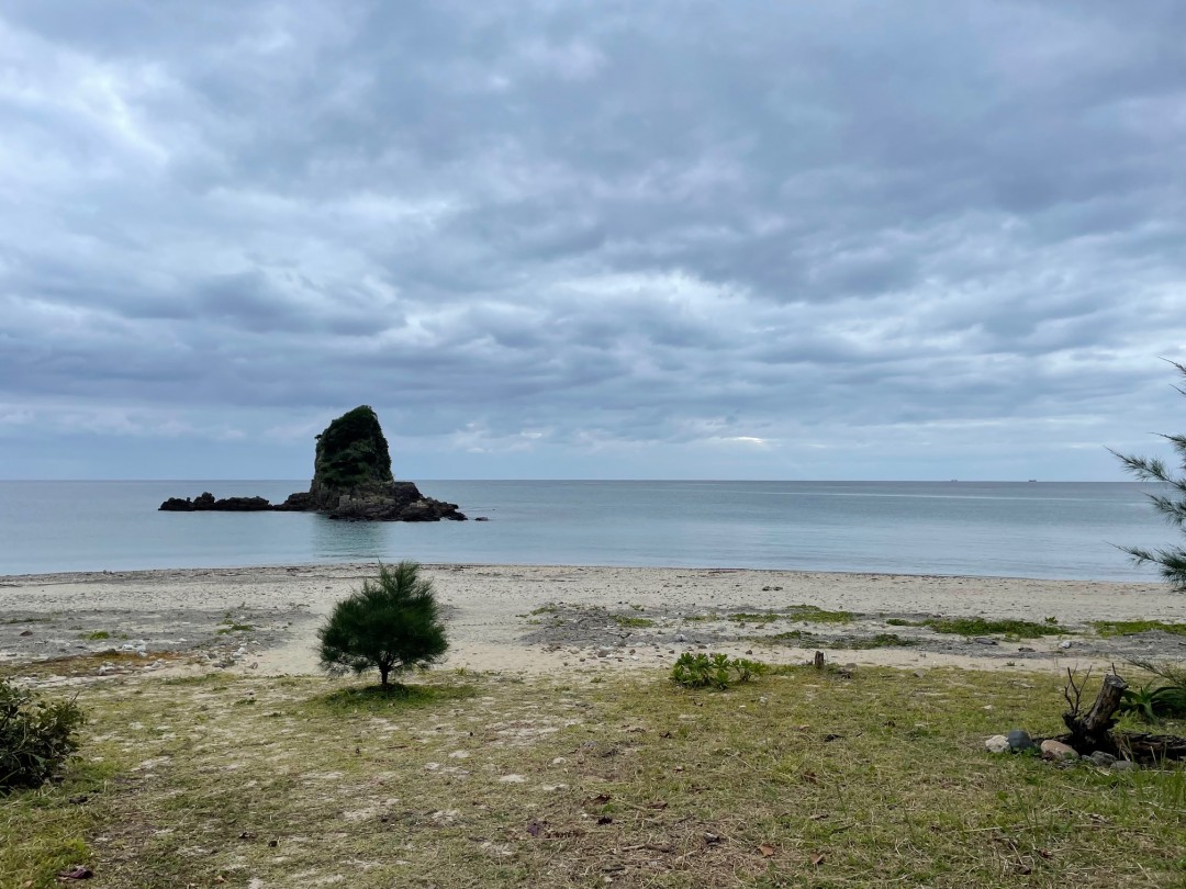 今日の嘉陽海岸