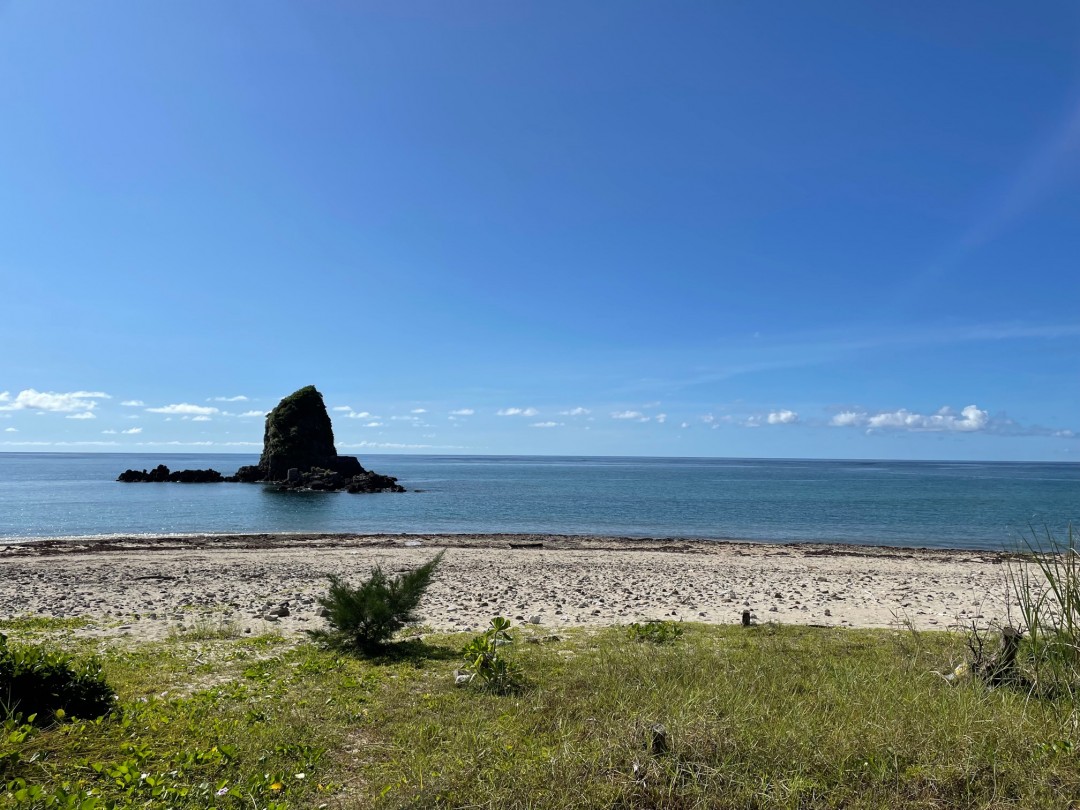 今日の嘉陽海岸