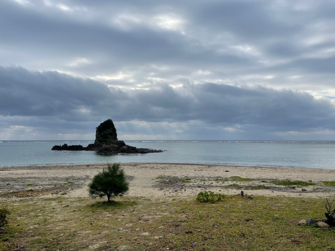 今日の嘉陽海岸