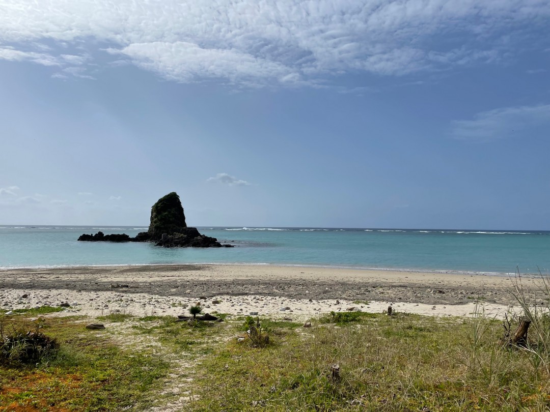 今日の嘉陽海岸