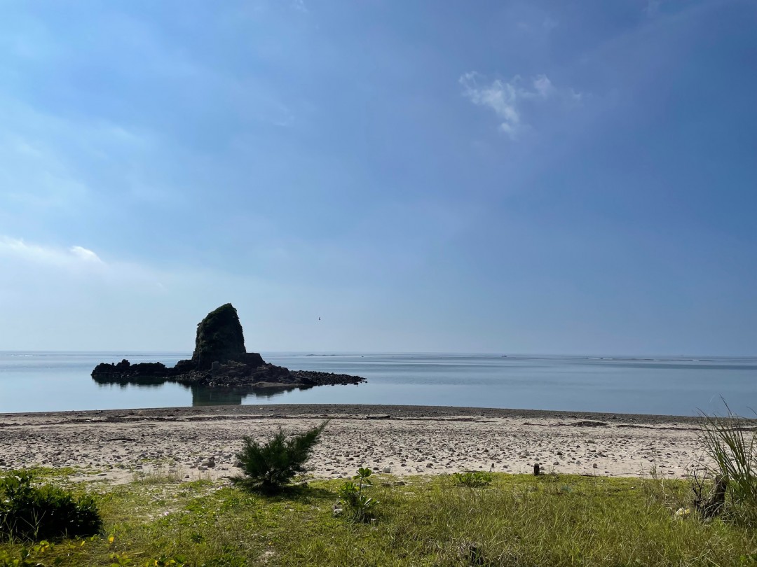 今日の嘉陽海岸