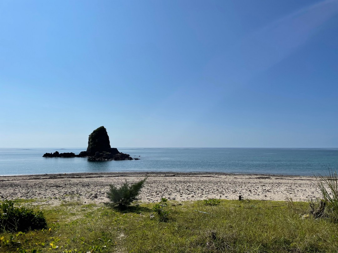 今日の嘉陽海岸