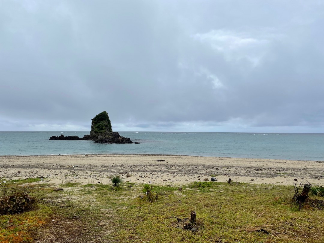今日の嘉陽海岸