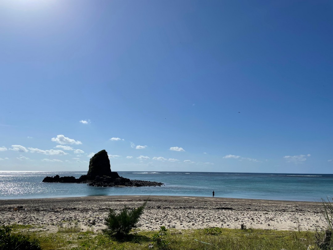 今日の嘉陽海岸