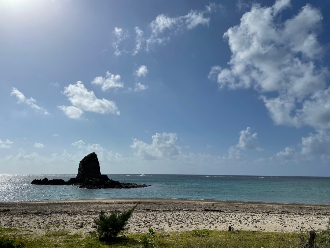 今日の嘉陽海岸