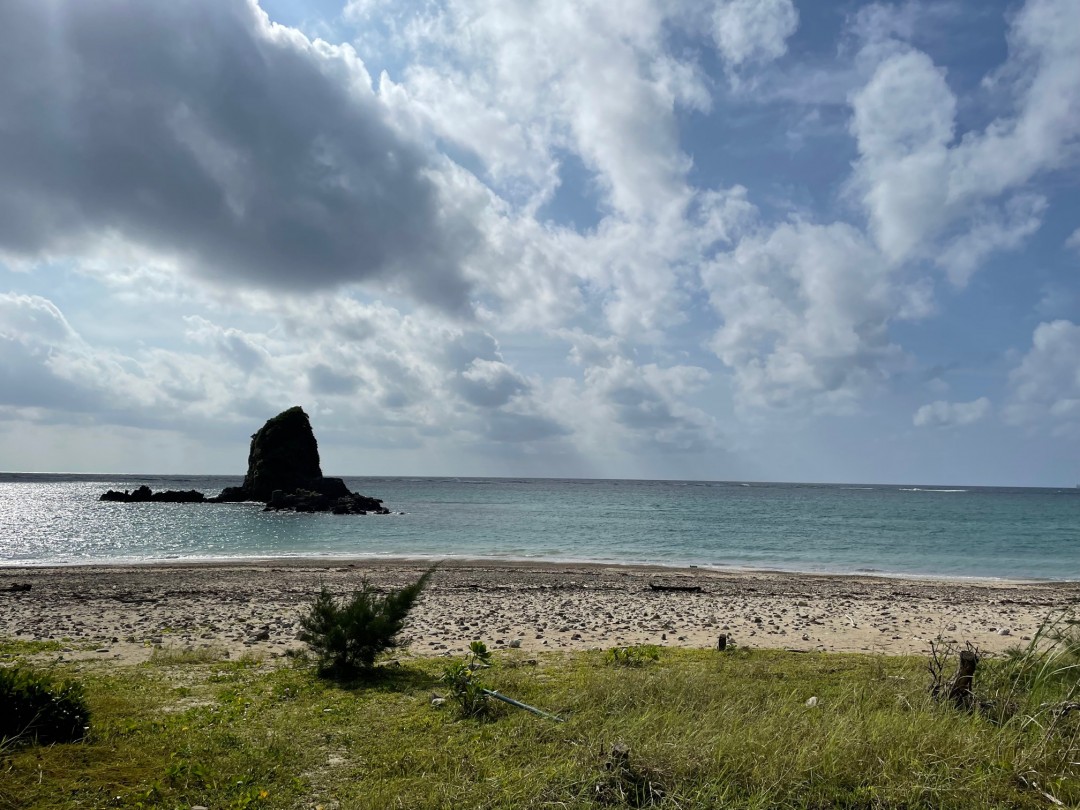 今日の嘉陽海岸