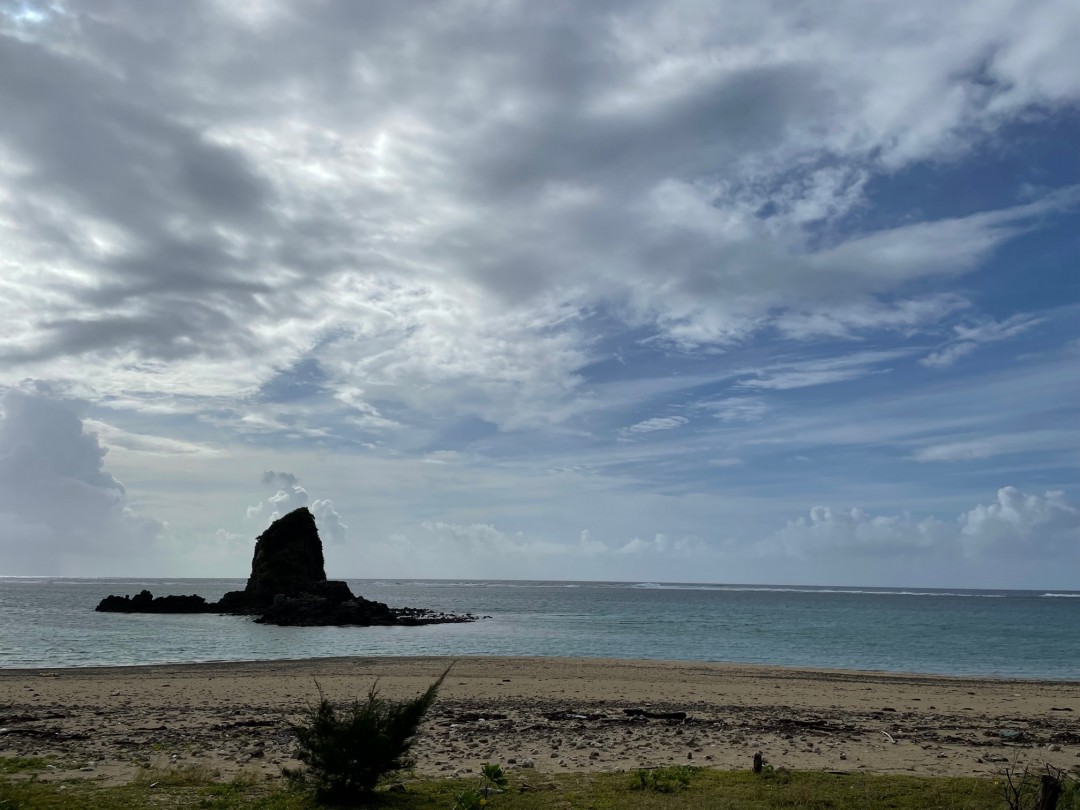 今日の嘉陽海岸