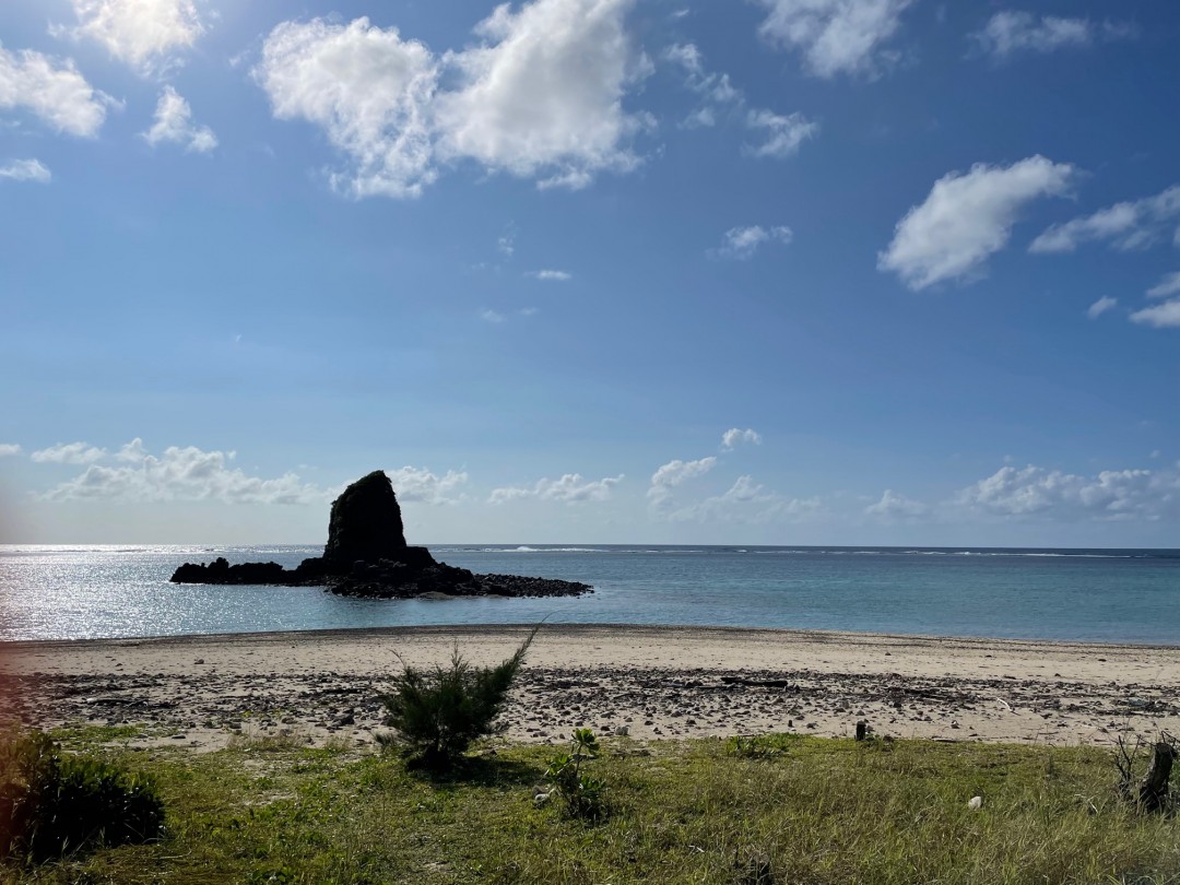 今日の嘉陽海岸