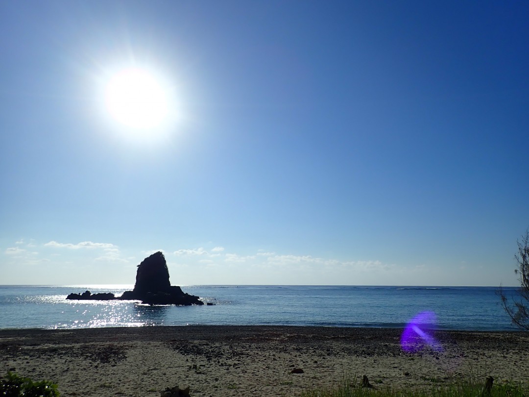 今日の嘉陽海岸