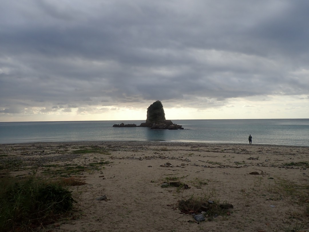 今日の嘉陽海岸