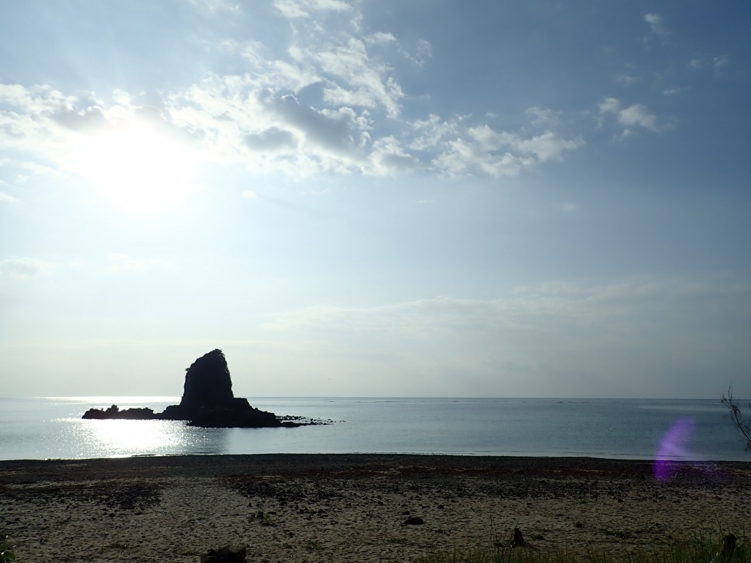 今日の嘉陽海岸