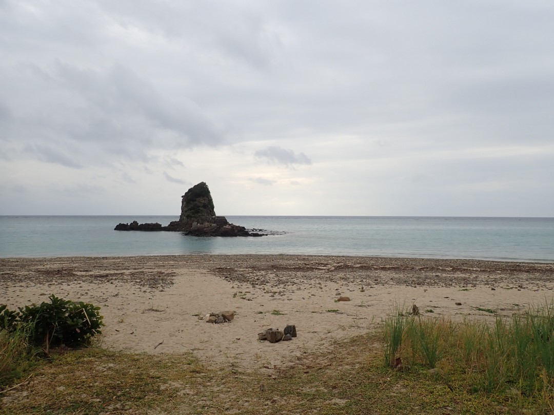 今日の嘉陽海岸