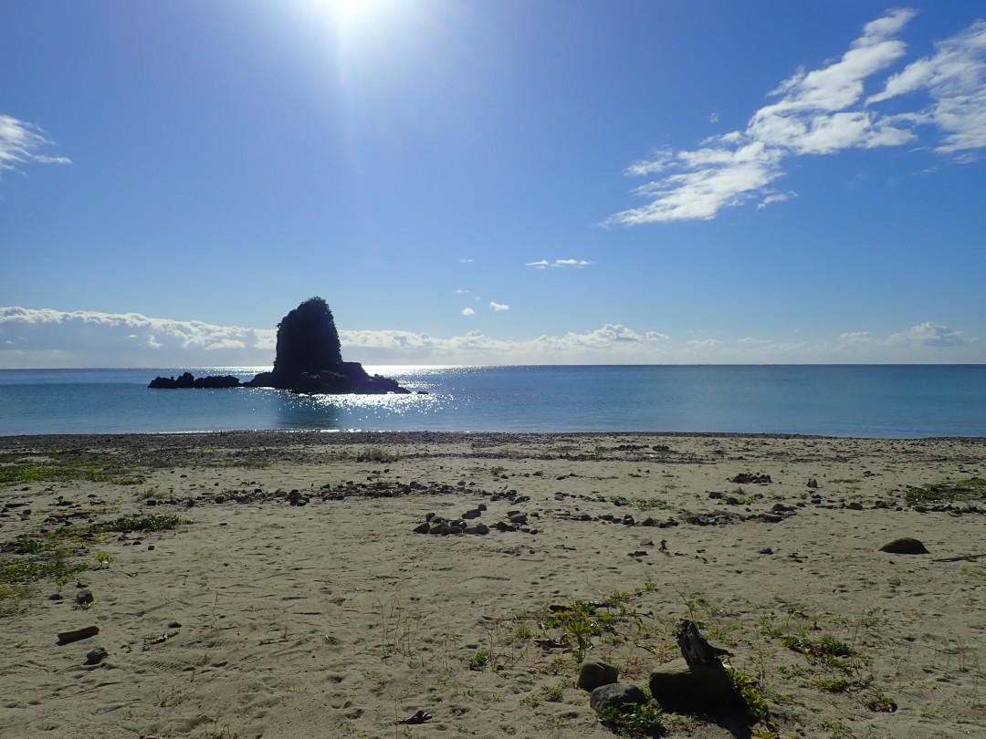 今日の嘉陽海岸