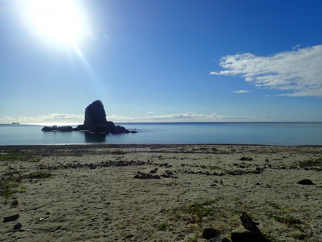 今日の嘉陽海岸