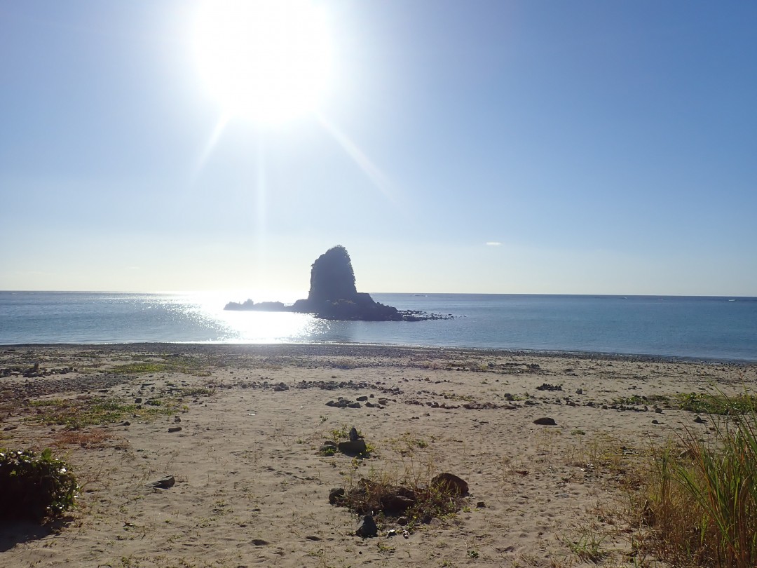 今日の嘉陽海岸