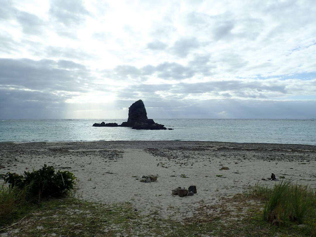 今日の嘉陽海岸