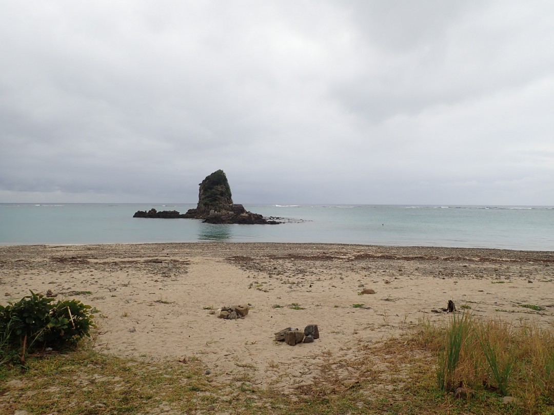 今日の嘉陽海岸