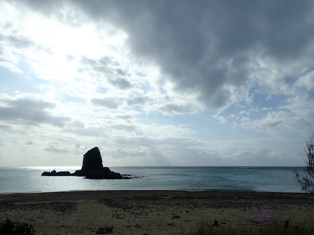 今日の嘉陽海岸