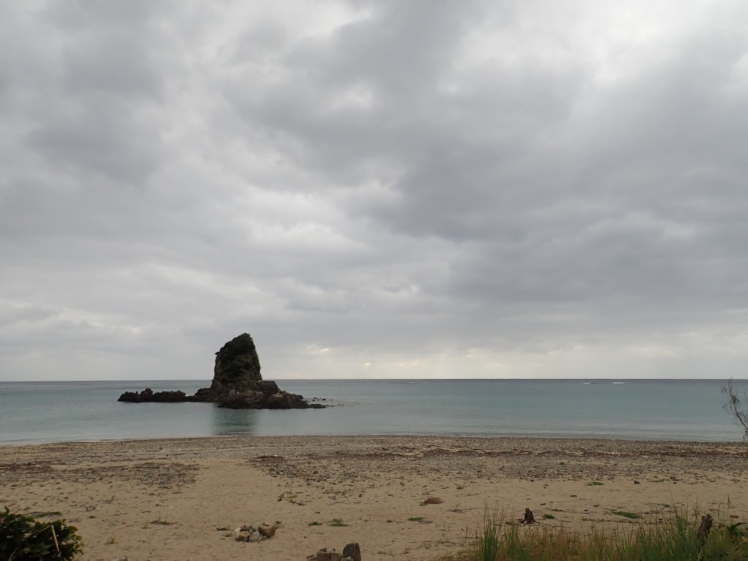 今日の嘉陽海岸