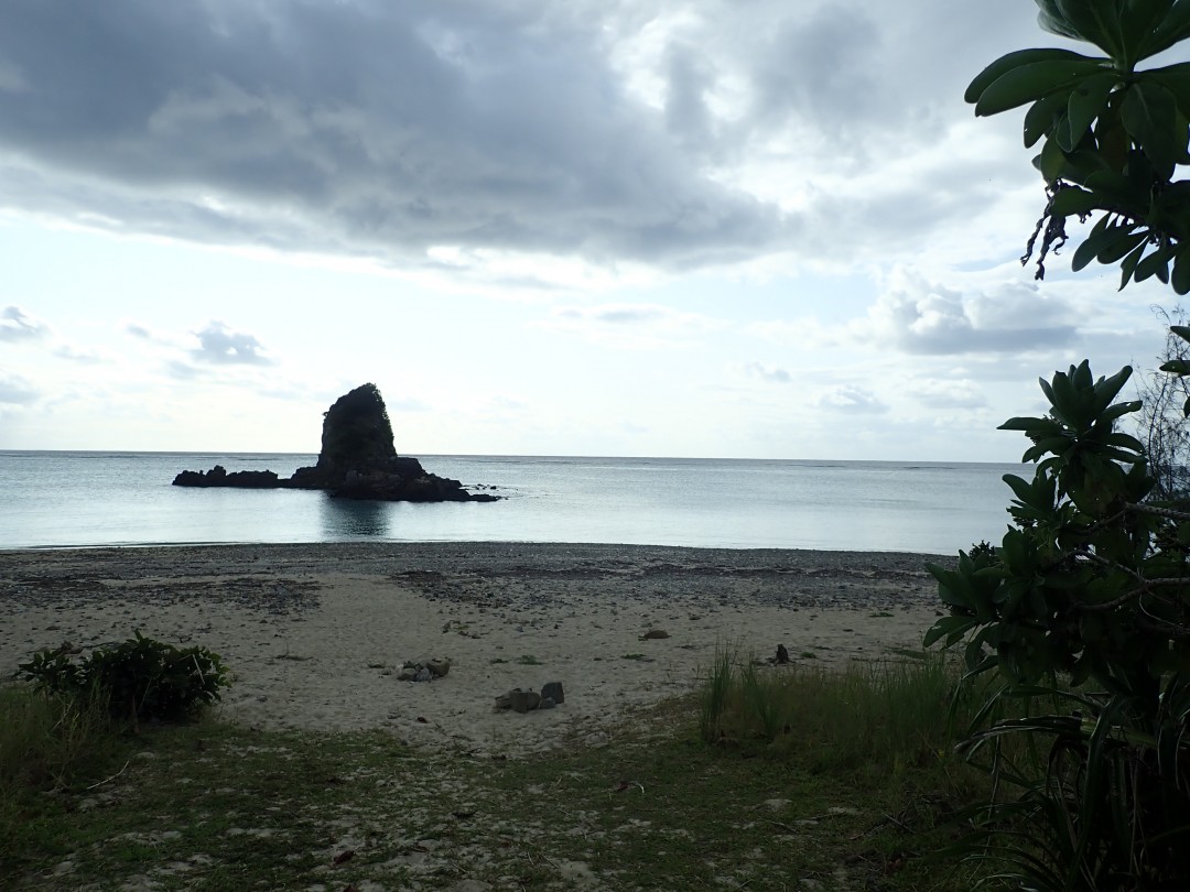 今日の嘉陽海岸