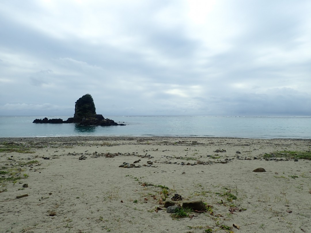 今日の嘉陽海岸