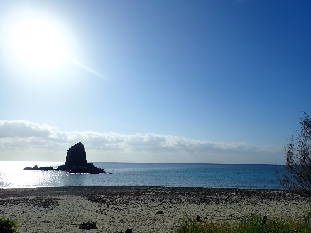 今日の嘉陽海岸