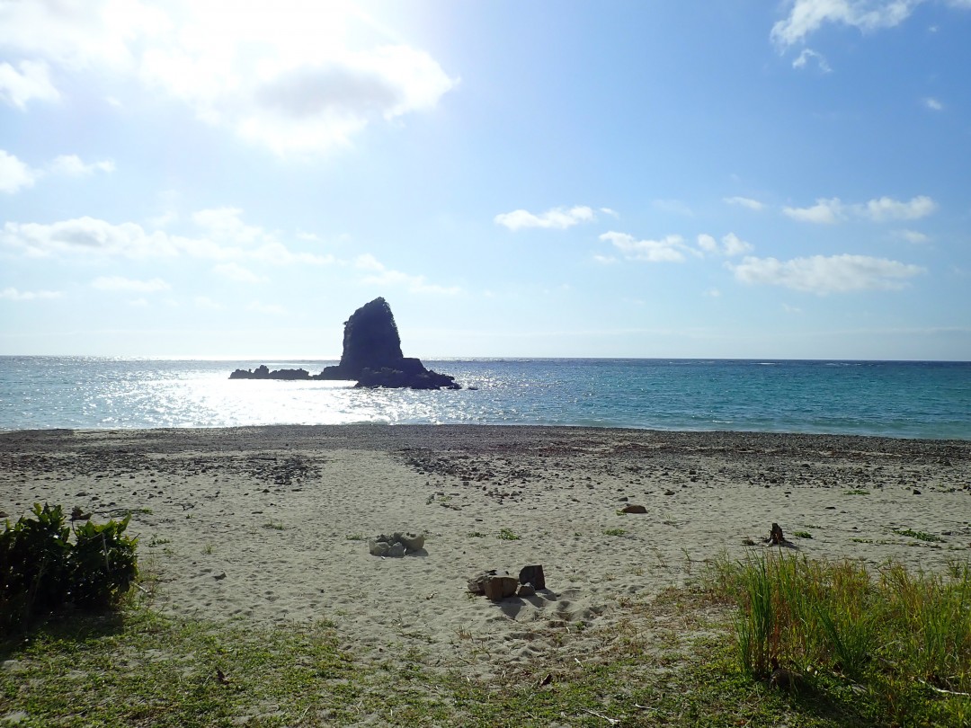 今日の嘉陽海岸