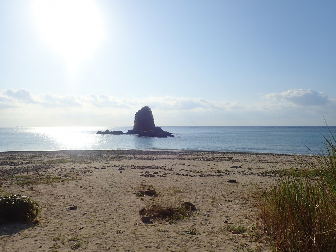 今日の嘉陽海岸