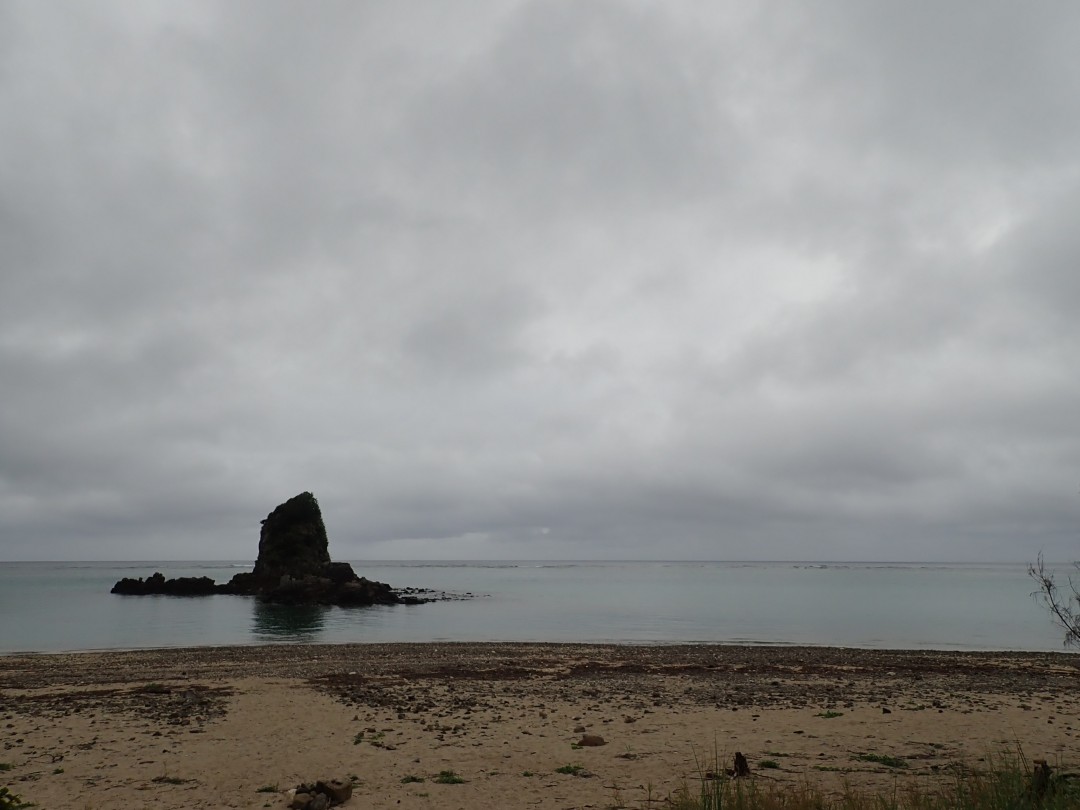 今日の嘉陽海岸