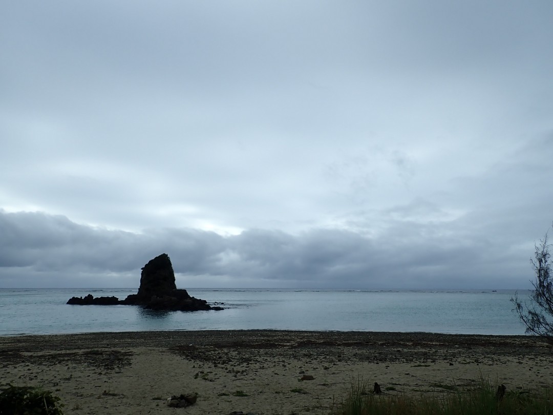 今日の嘉陽海岸