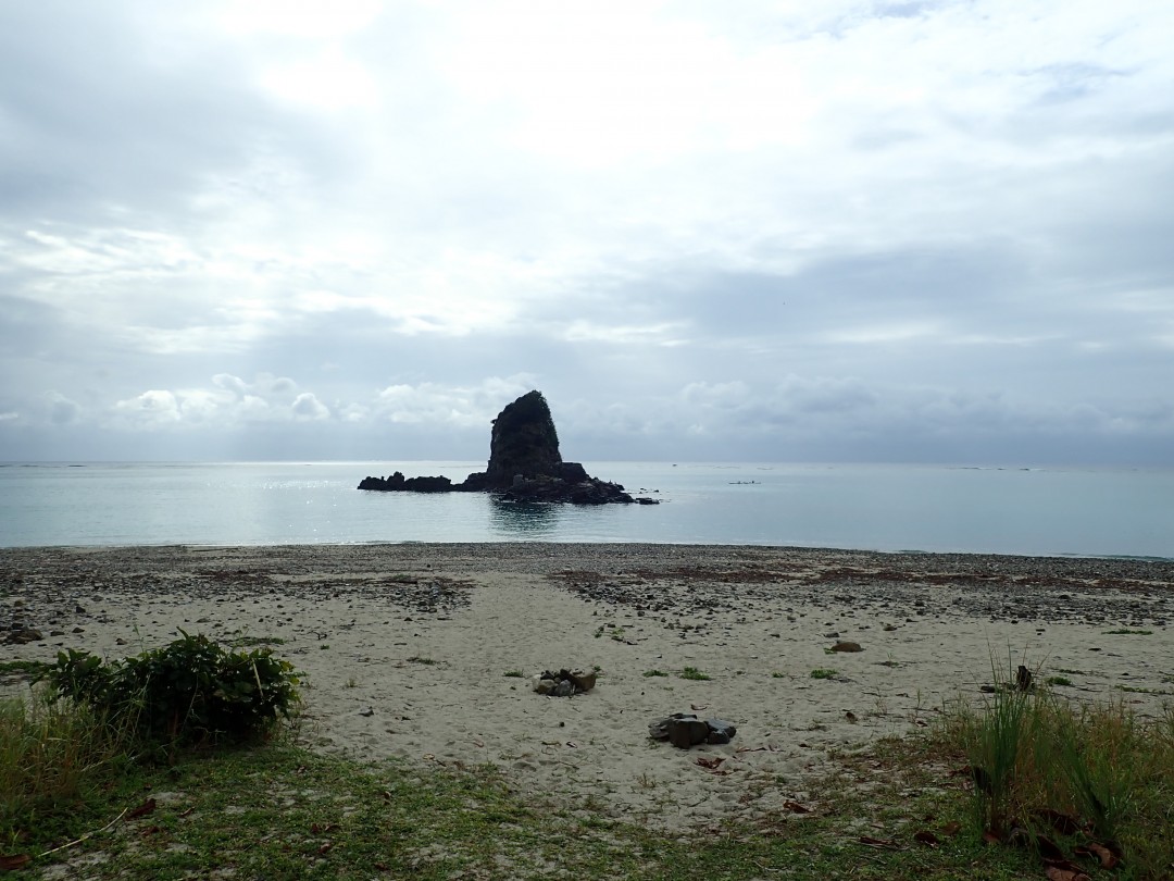 今日の嘉陽海岸