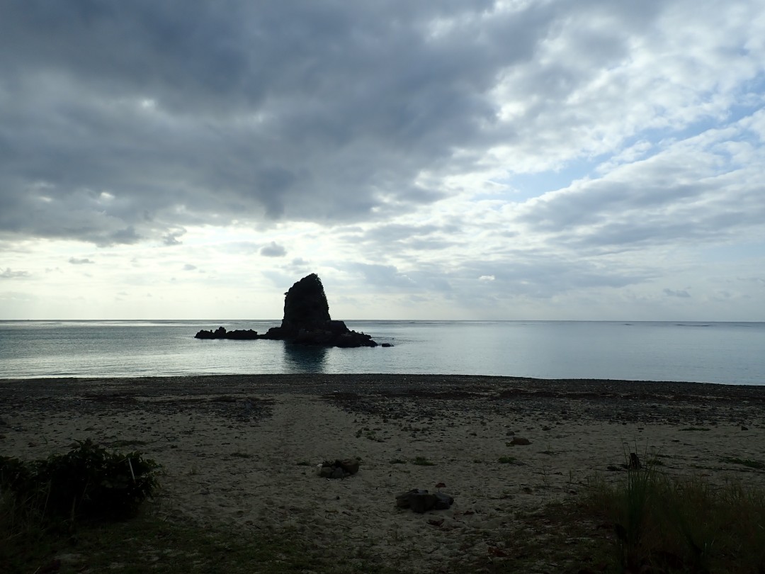 今日の嘉陽海岸