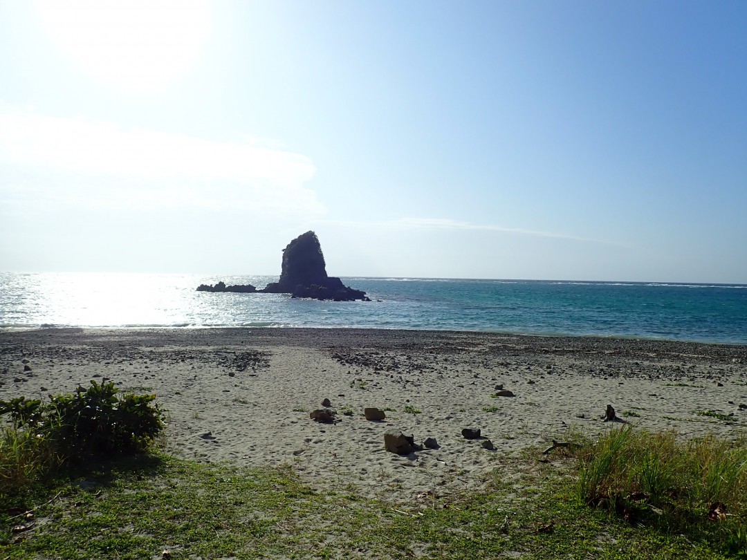 今日の嘉陽海岸