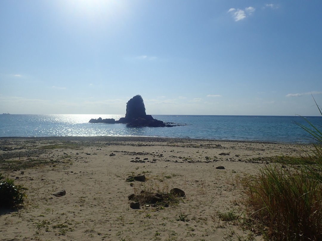 今日の嘉陽海岸