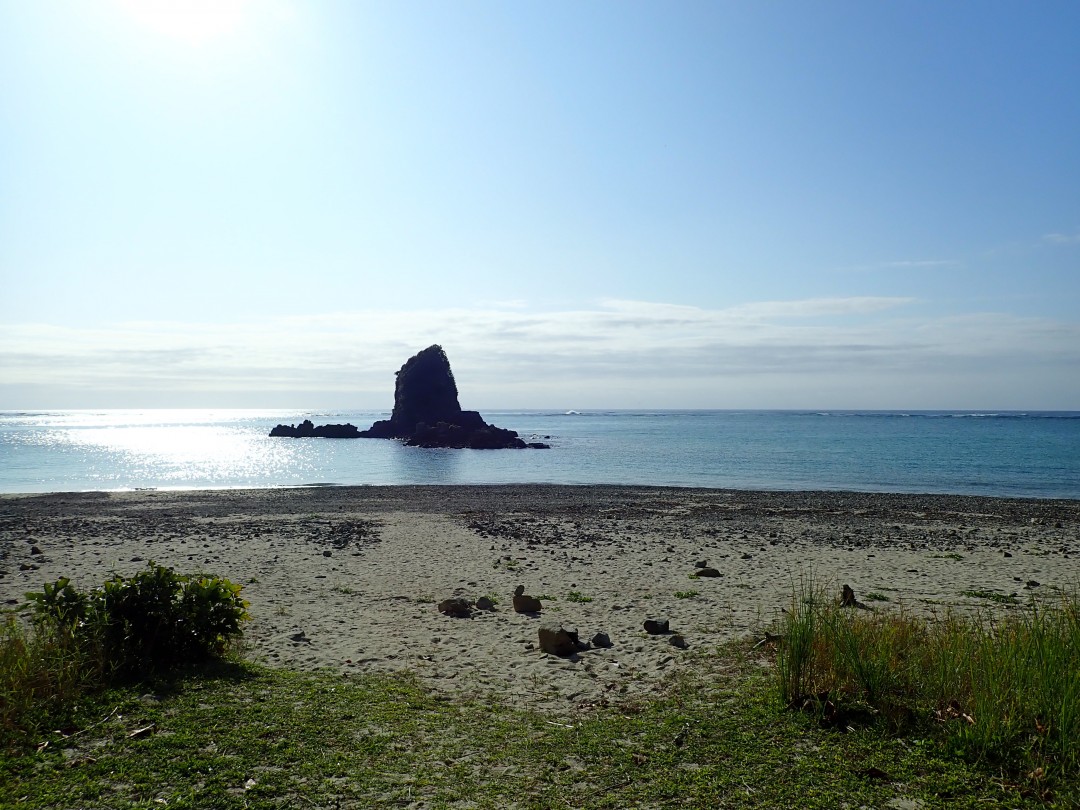 今日の嘉陽海岸