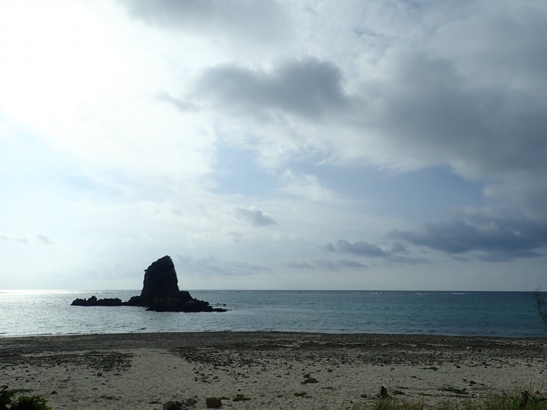 今日の嘉陽海岸