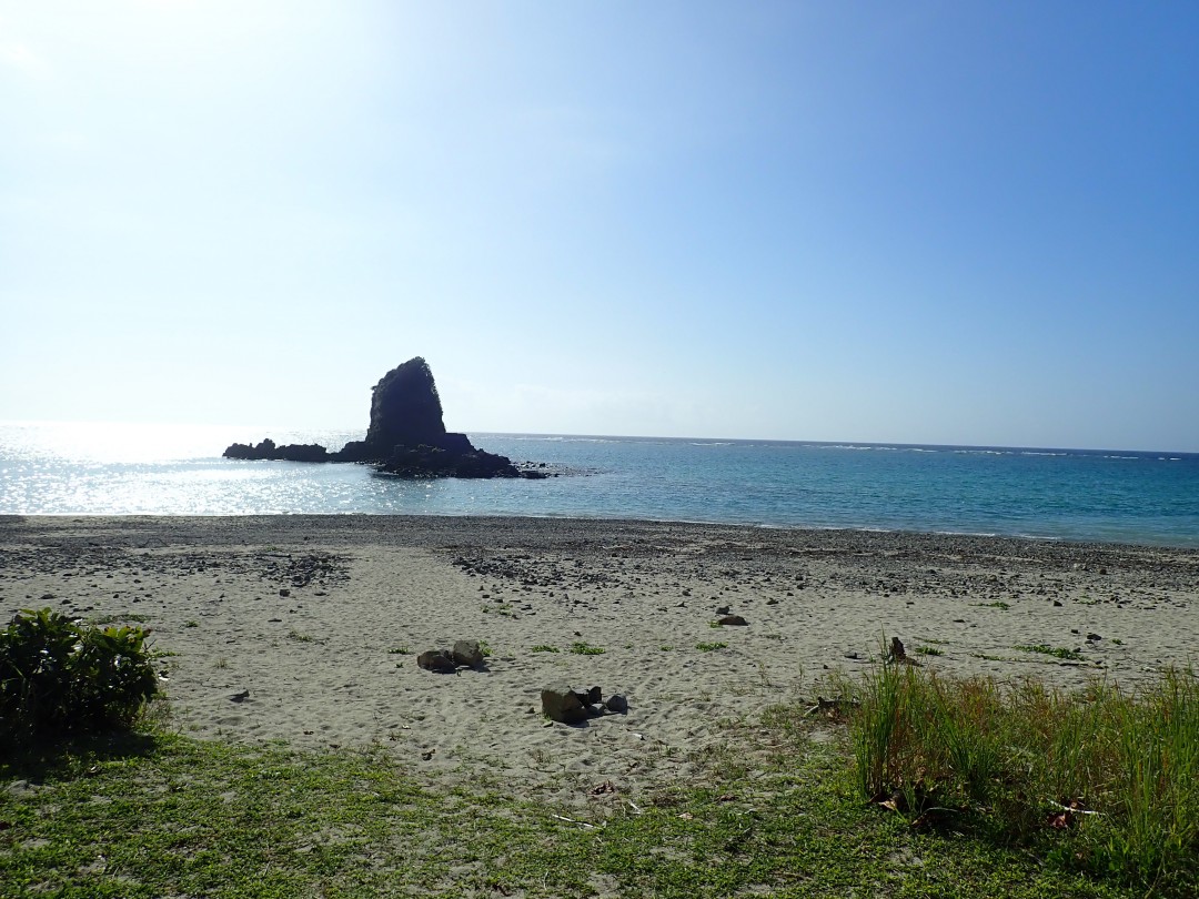 今日の嘉陽海岸