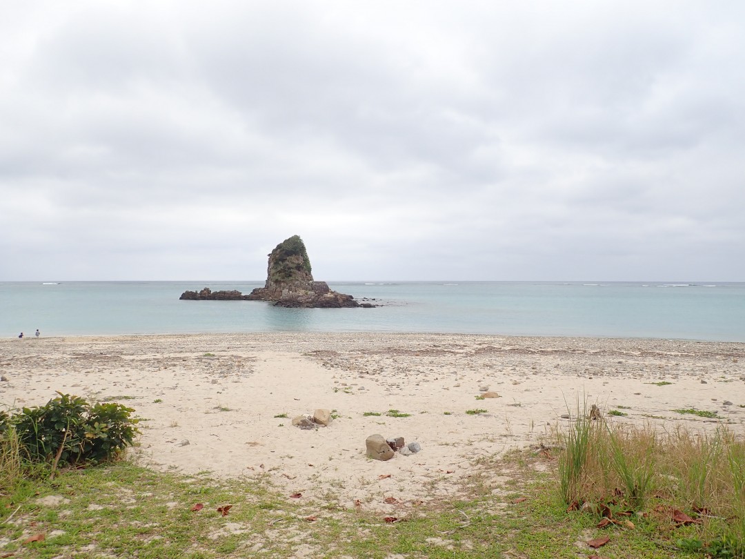 今日の嘉陽海岸